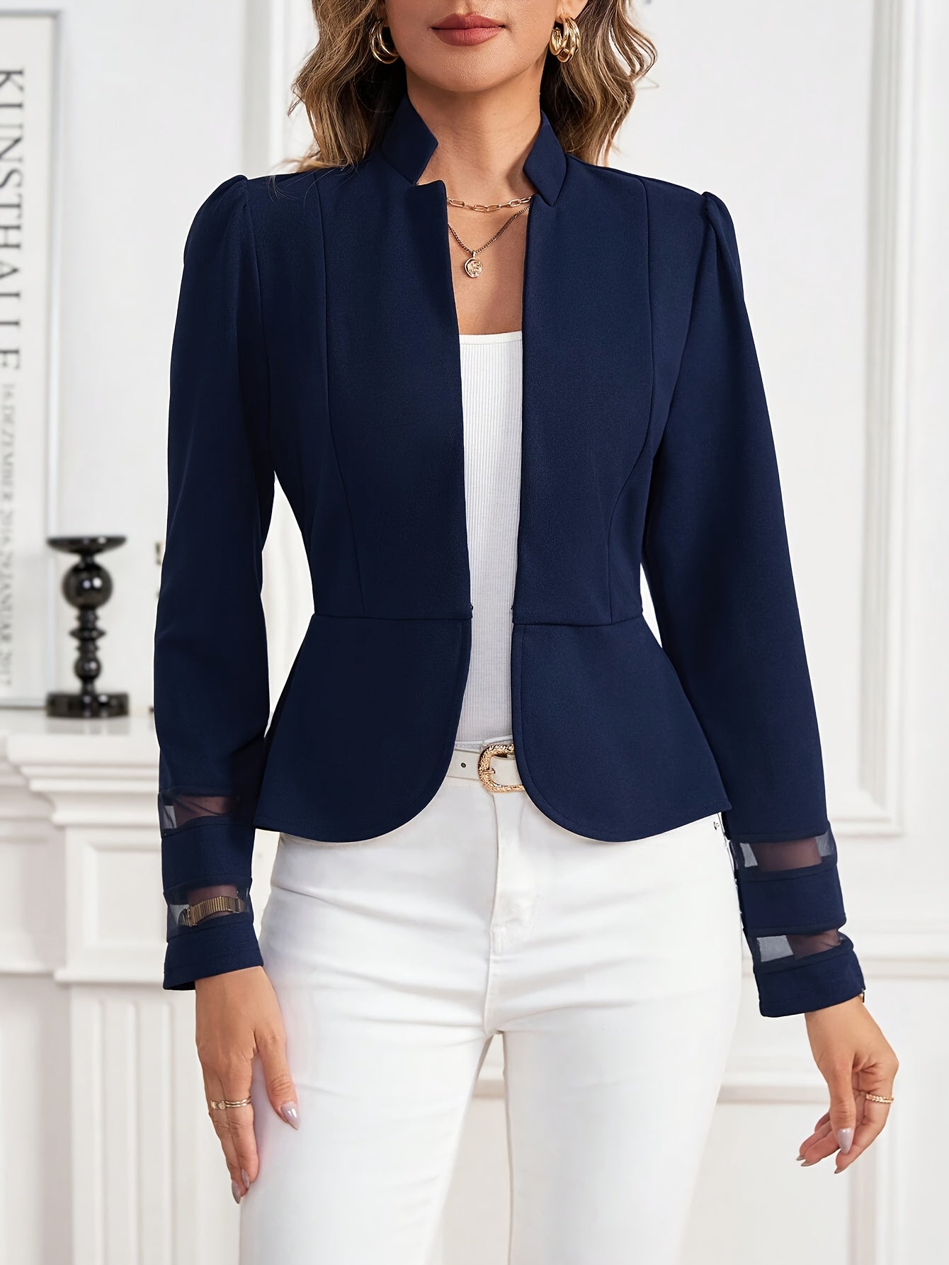 Image of Frances | Women's Peplum Blazer