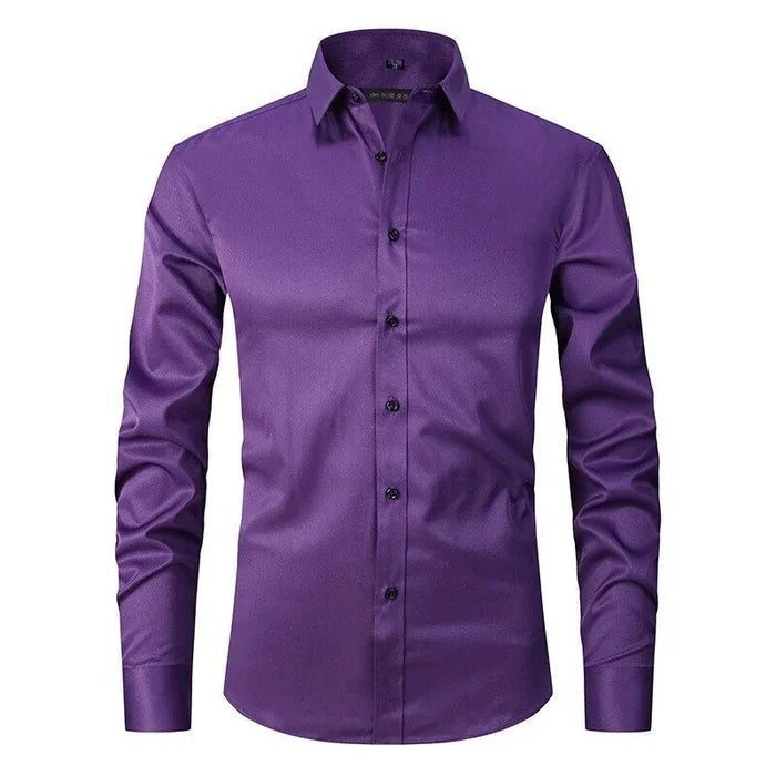Image of Frank | Men's Slim Fit Button-Down Dress Shirt