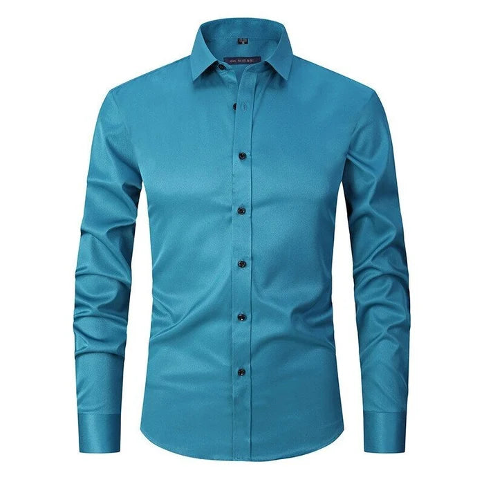 Image of Frank | Men's Slim Fit Button-Down Dress Shirt