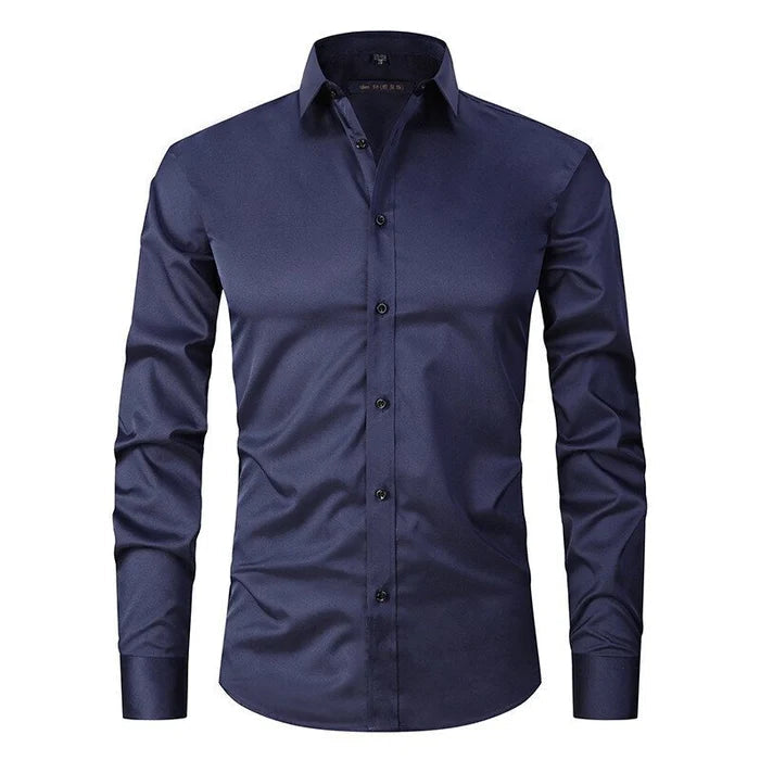 Image of Frank | Men's Slim Fit Button-Down Dress Shirt