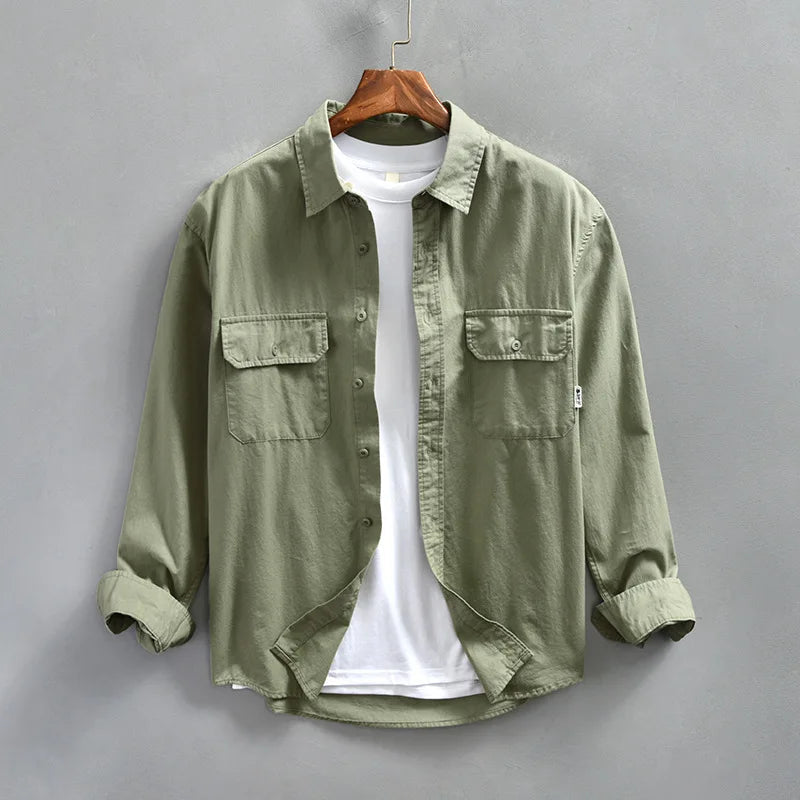 Image of Fred | Men's Long Sleeve Button-Up Shirt