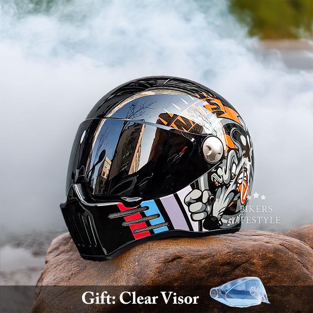 Full Face Motorcycle Helmet - Safety, Comfort, Style