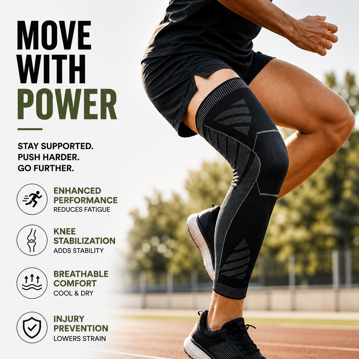 Full Leg Compression Sleeve
