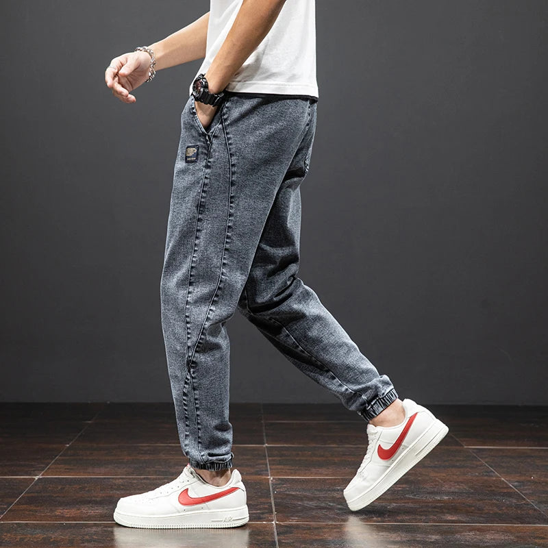 Image of Gavin | Men's Relaxed Fit Denim Jogger Pants