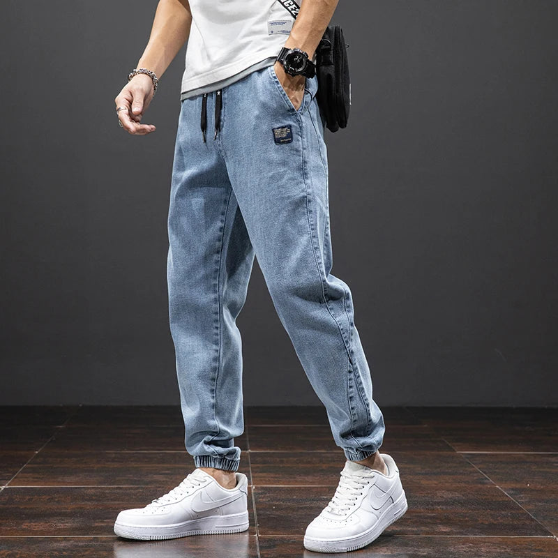 Image of Gavin | Men's Relaxed Fit Denim Jogger Pants