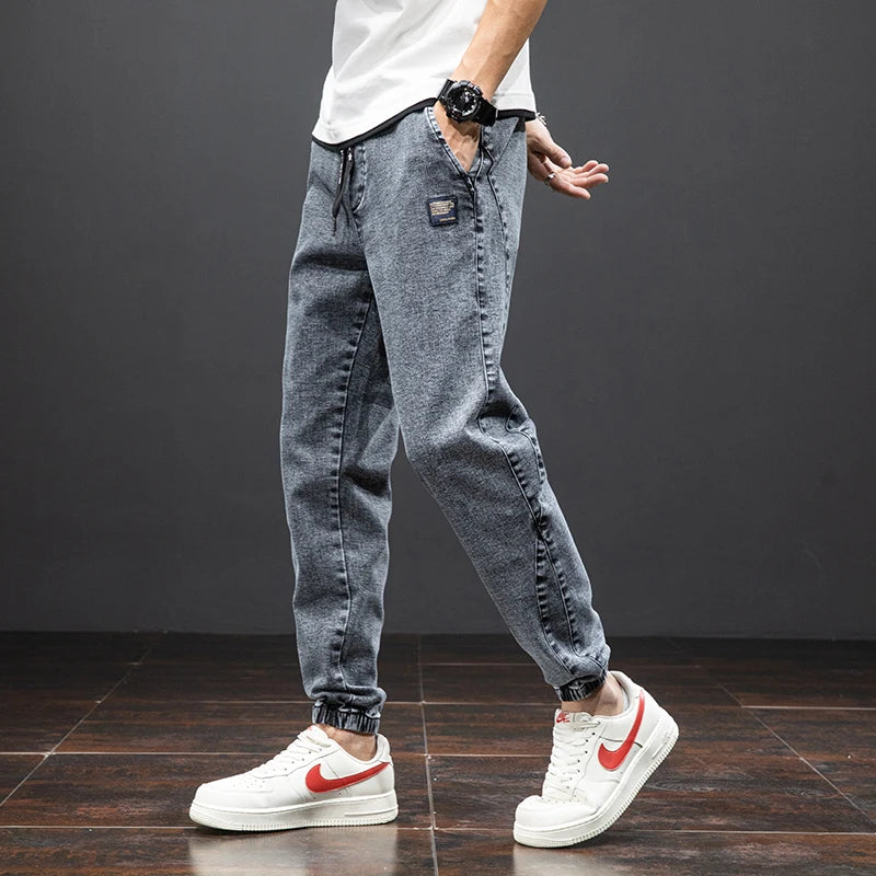 Image of Gavin | Men's Relaxed Fit Denim Jogger Pants