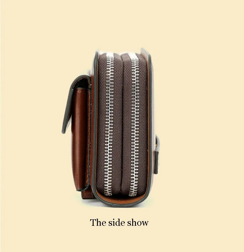 Genuine Leather Men's Clutch Bag - Keep All Your Essentials in One Place