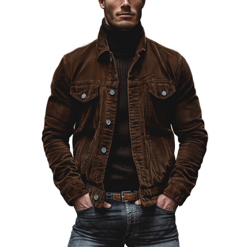 Image of Gerald | Men's Button-Down Corduroy Jacket