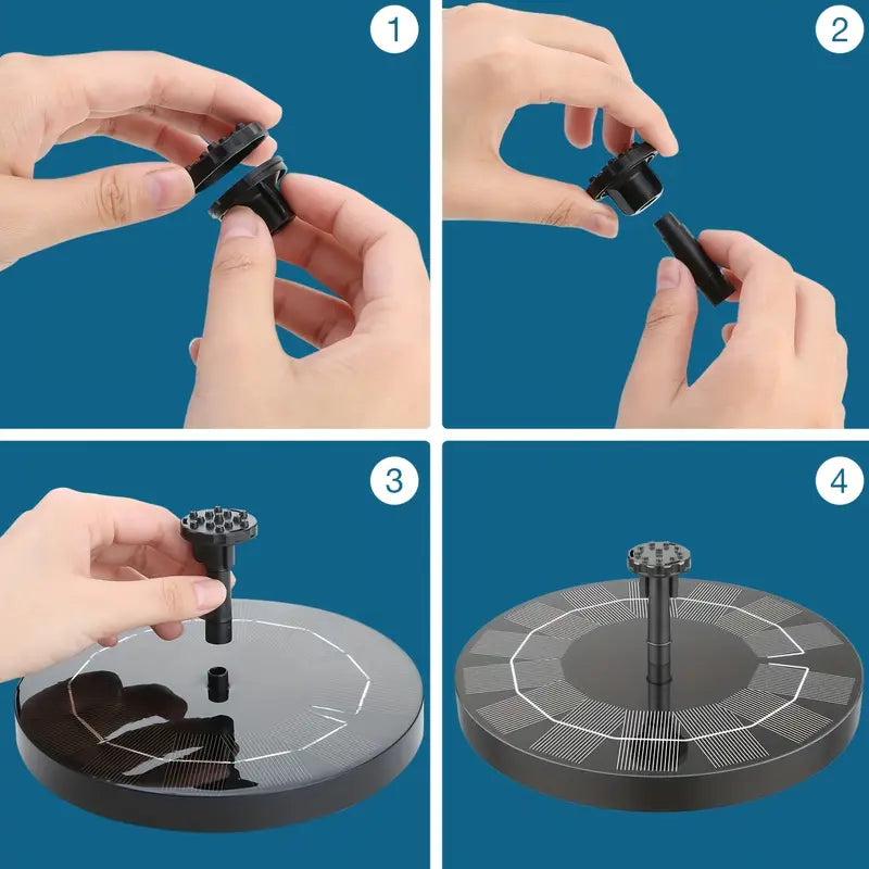 GlideSplash | Modern & Luxurious Solar-Powered Floating Fountain