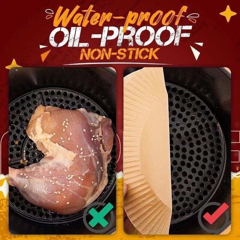 Globetrek° Air Fryer Liner: Air Fryer Disposable Paper Insert