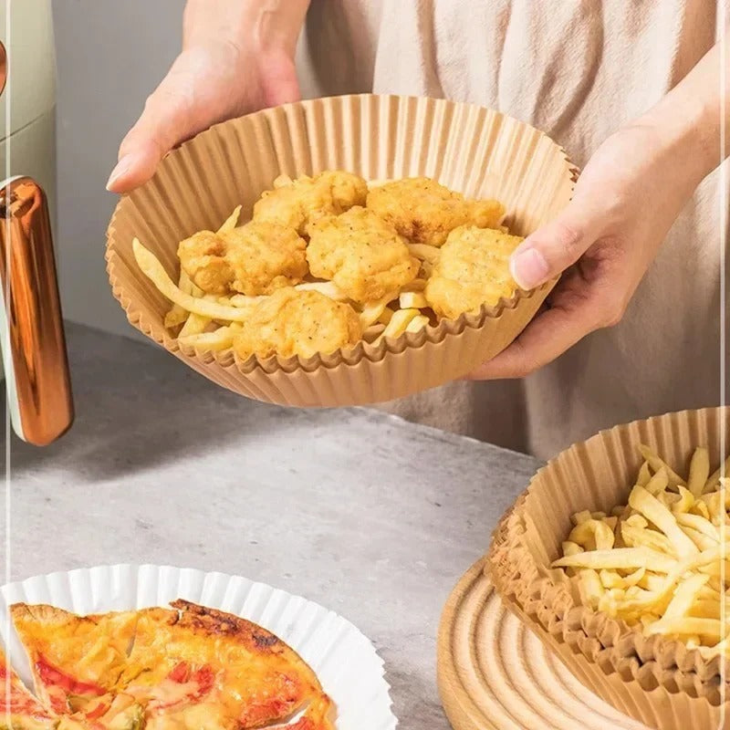 Globetrek° Air Fryer Liner: Air Fryer Disposable Paper Insert
