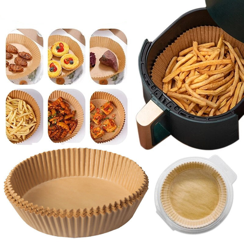 Globetrek° Air Fryer Liner: Air Fryer Disposable Paper Insert