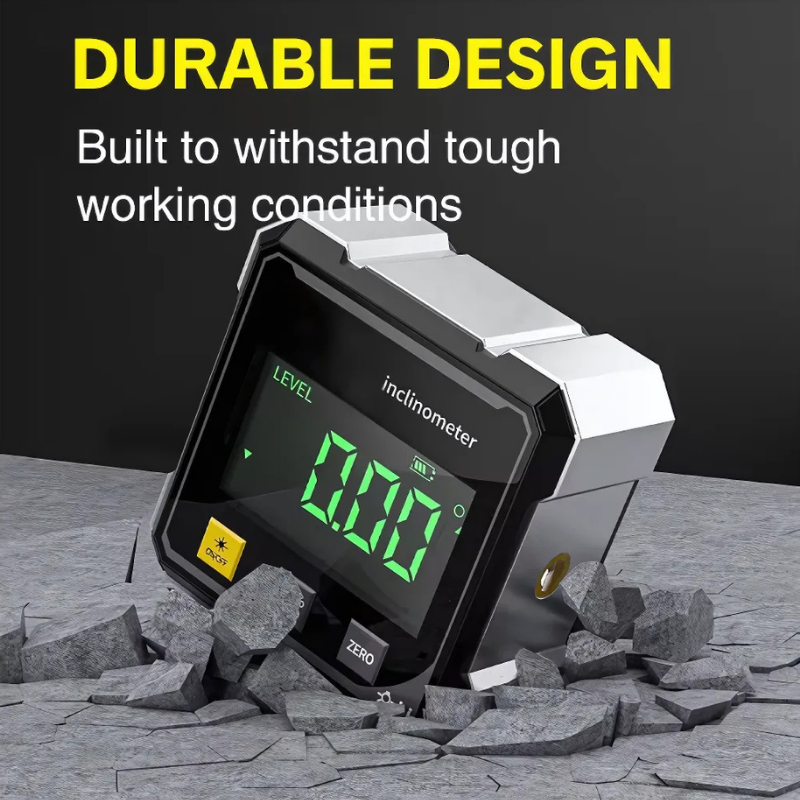 Globetrek° Digital Inclinometer: Digital Magnetic Side Laser Level