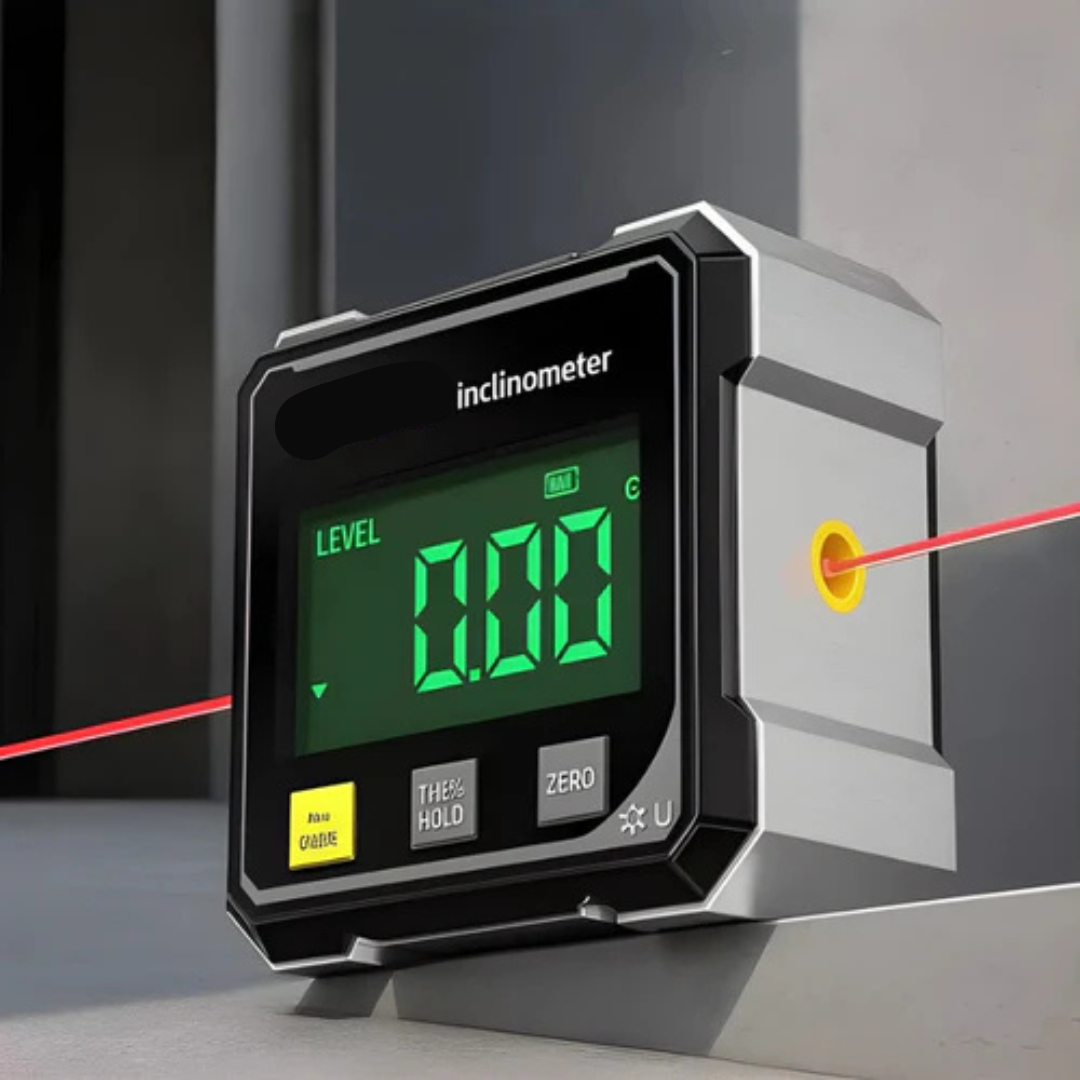 Globetrek° Digital Inclinometer: Digital Magnetic Side Laser Level