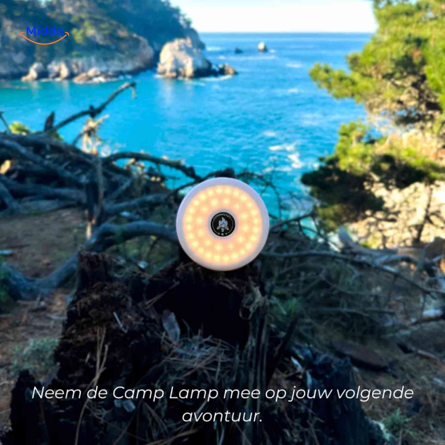 GlowMate™ Lamp | Ambient Light, String Light, and Power Bank for Outdoors