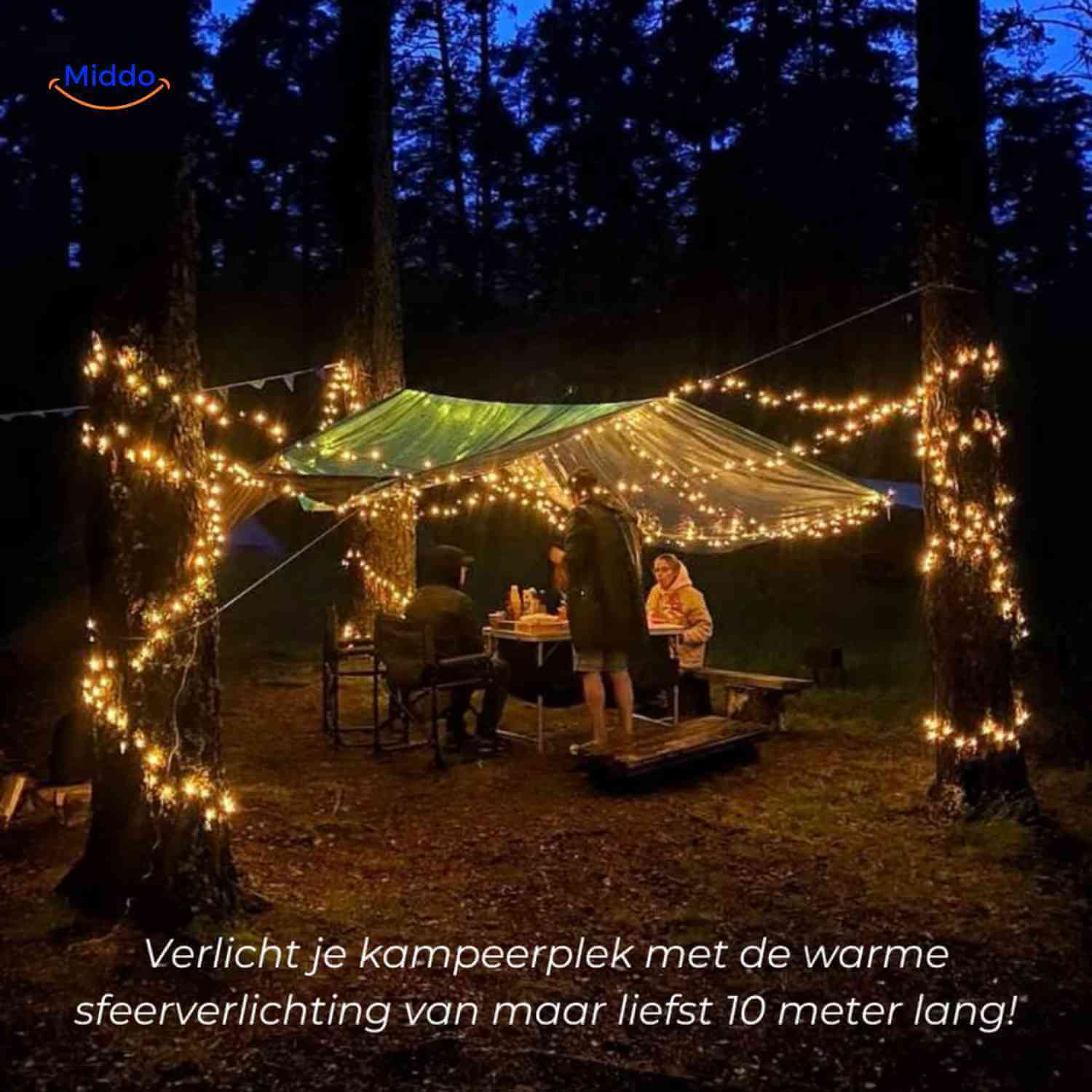 GlowMate™ Lamp | Ambient Light, String Light, and Power Bank for Outdoors