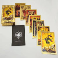 Gold Tarot Cards for All Levels - PVC with Elegant Packaging