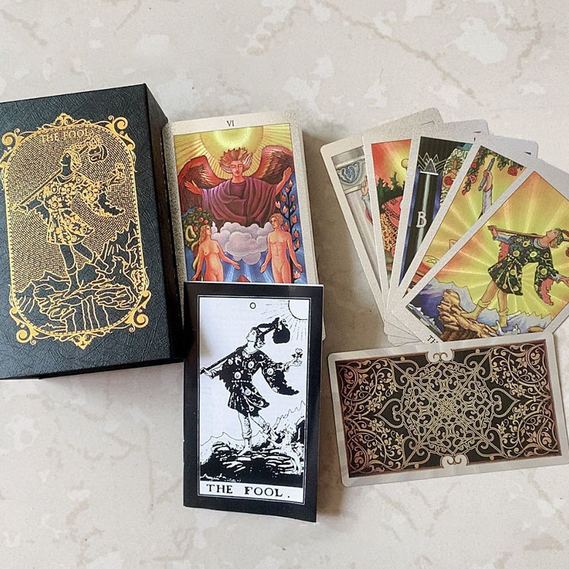 Gold Tarot Cards for All Levels - PVC with Elegant Packaging
