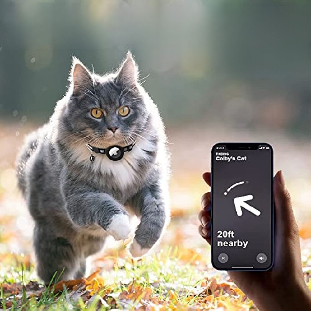 GPS Collar for Cats - Reflective Safety and Comfort