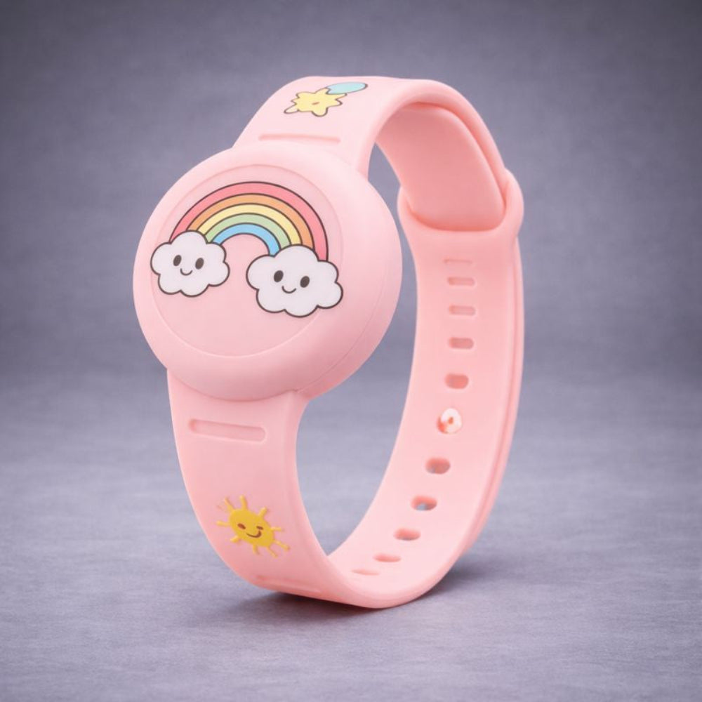 GPS Wristband for Kids for Location Tracking + Adjustable Silicone Strap + Child-Friendly Design