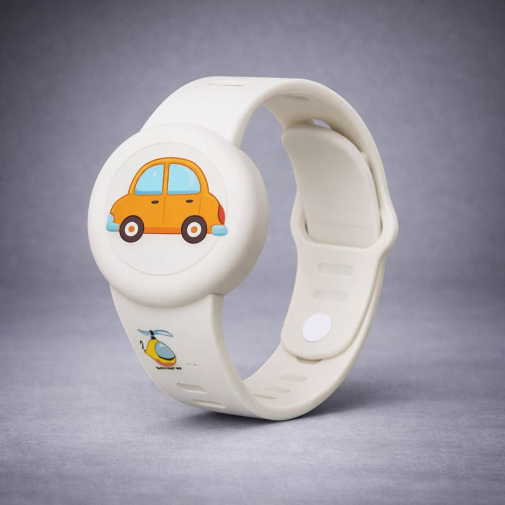 GPS Wristband for Kids for Location Tracking + Adjustable Silicone Strap + Child-Friendly Design