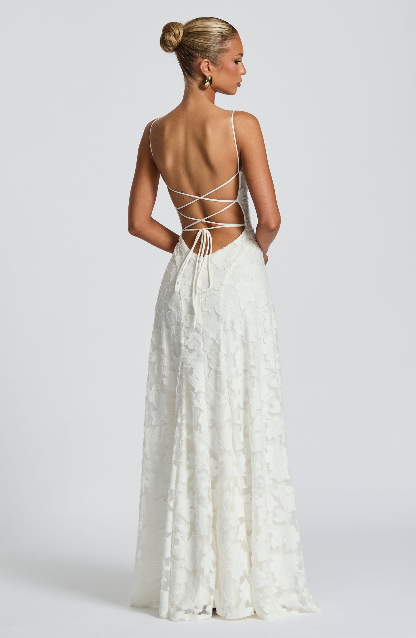 Image of Greta | Women's Spaghetti Strap A-Line Maxi Dress