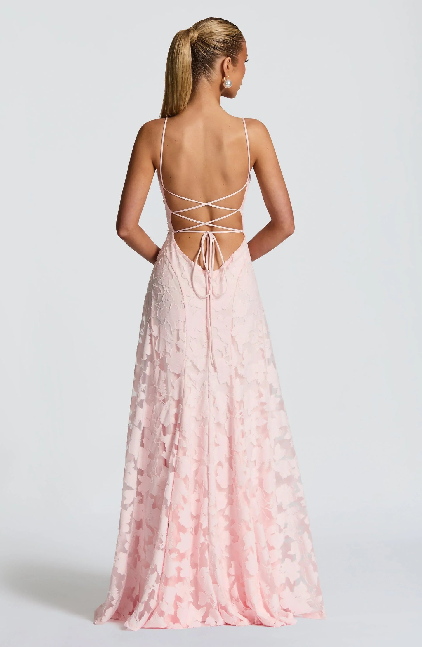 Image of Greta | Women's Spaghetti Strap A-Line Maxi Dress