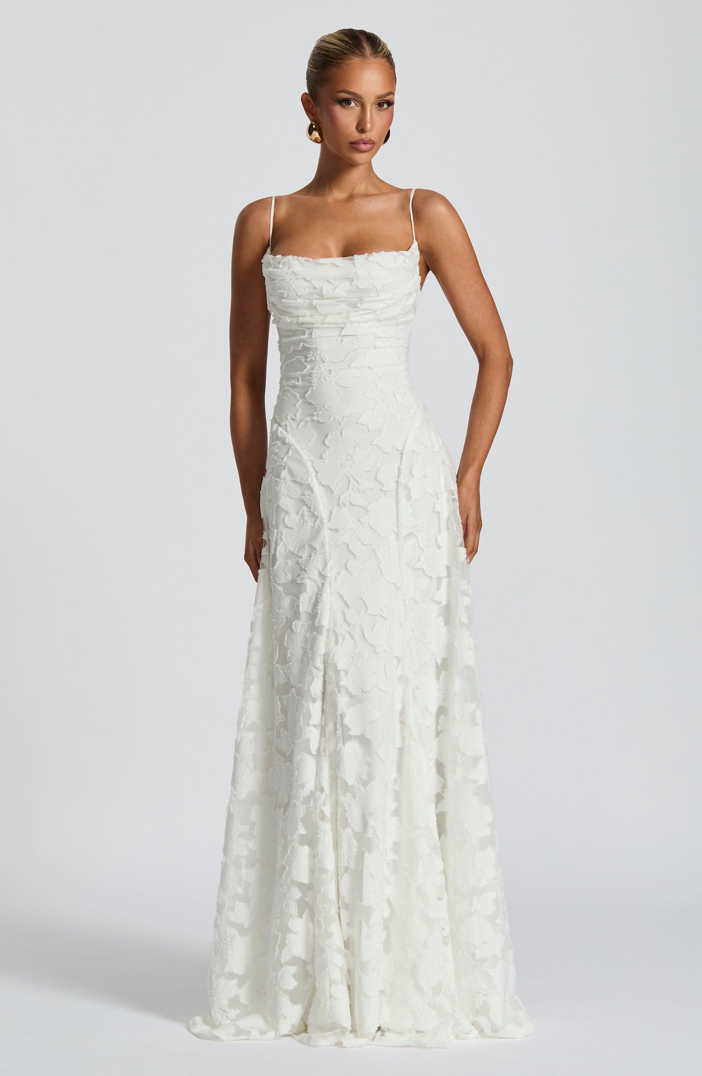 Image of Greta | Women's Spaghetti Strap A-Line Maxi Dress