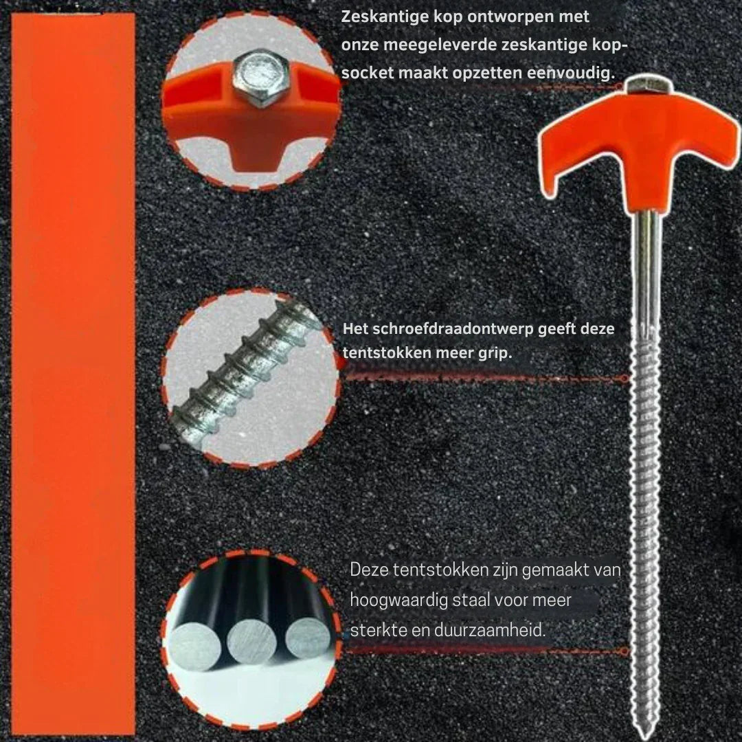 GroundDog QuickStake | Tent Stakes