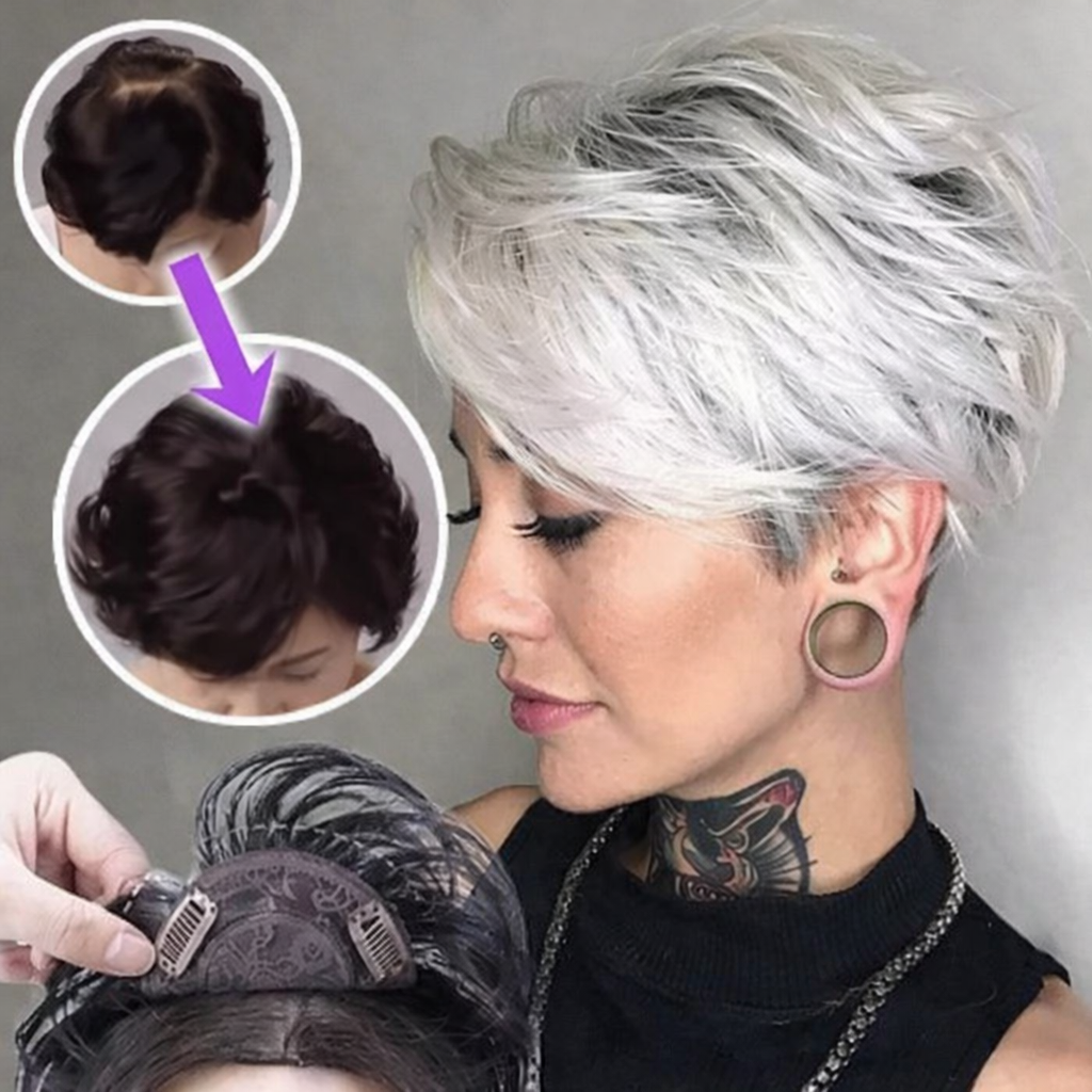 Hairpiece | Clip-In Hair Wig | Seamless Instant Look | EllaLift