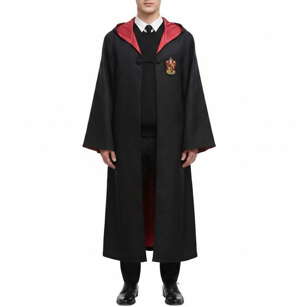 Halloween Wizard Costume Hooded Cloak