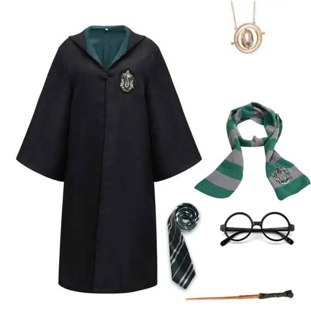 Halloween Wizard Costume Hooded Cloak