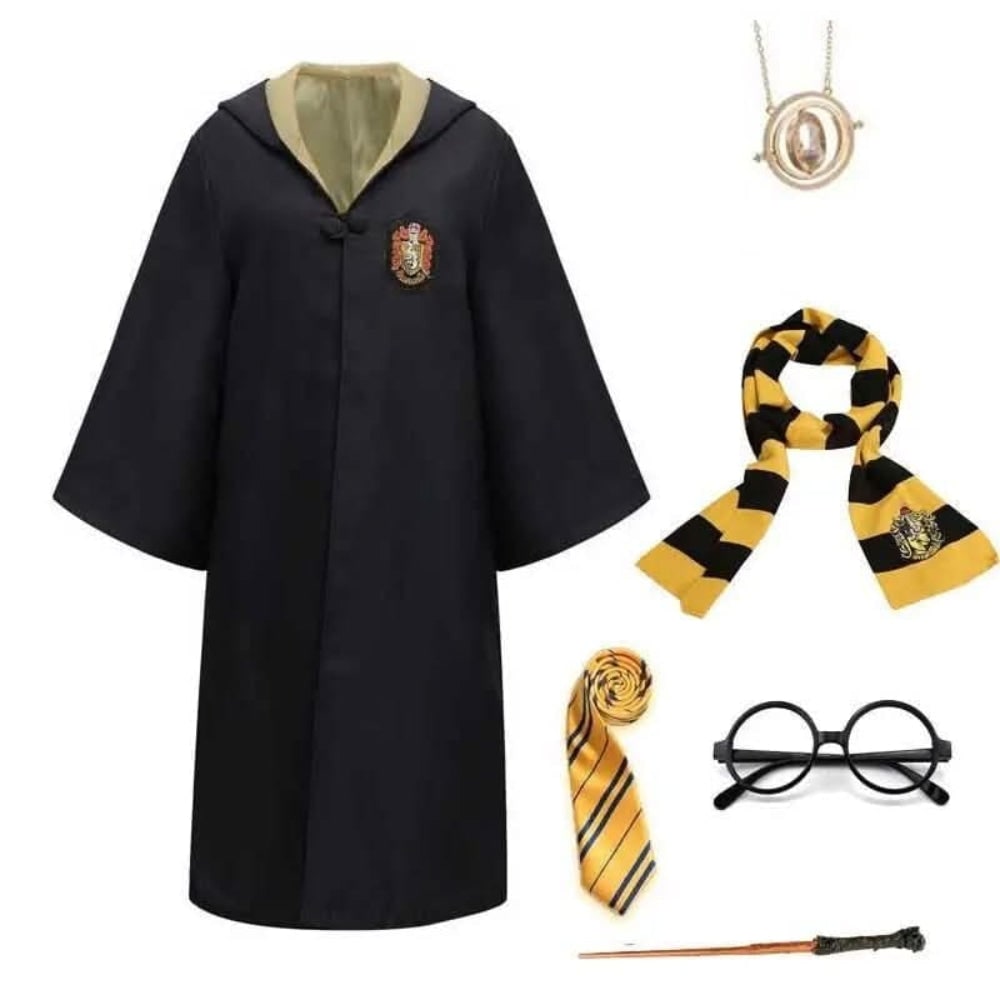Halloween Wizard Costume Hooded Cloak