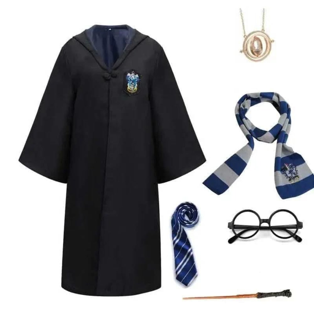 Halloween Wizard Costume Hooded Cloak
