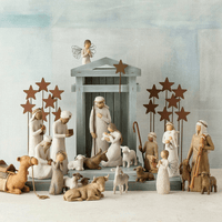 Handcrafted 20-Piece Christmas Nativity Set