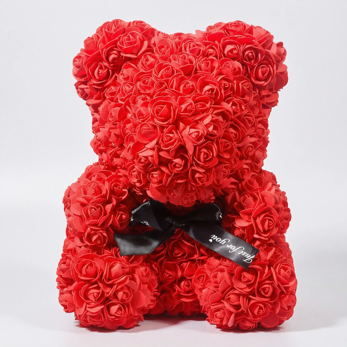 Handmade Artificial Rose Bear