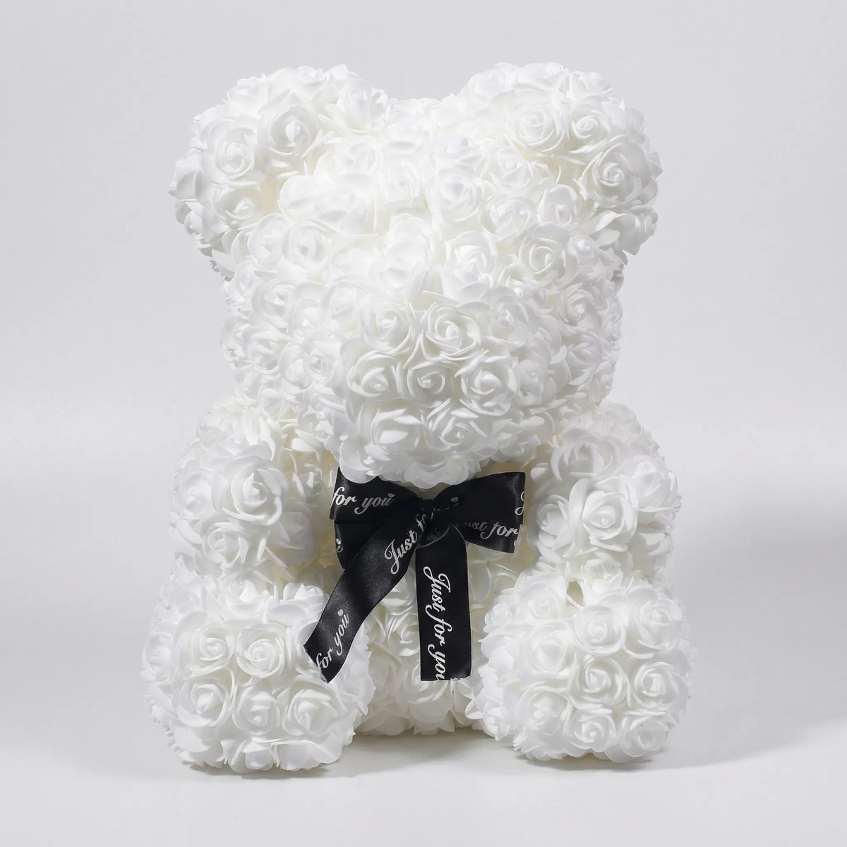 Handmade Artificial Rose Bear