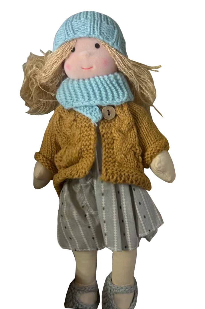 Handmade Cotton Waldorf Doll for Creative Play