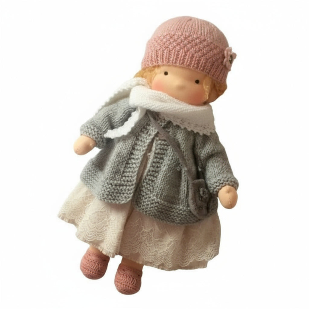 Handmade Cotton Waldorf Doll for Creative Play