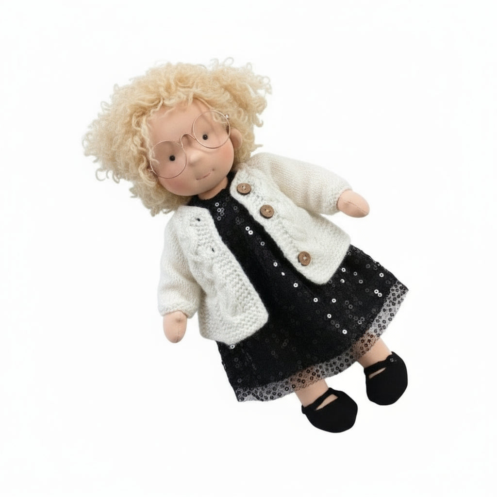 Handmade Cotton Waldorf Doll for Creative Play