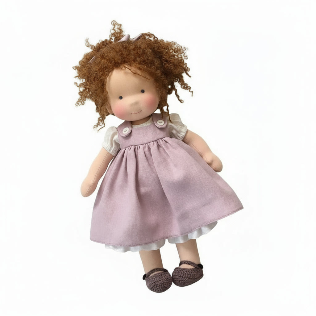 Handmade Cotton Waldorf Doll for Creative Play