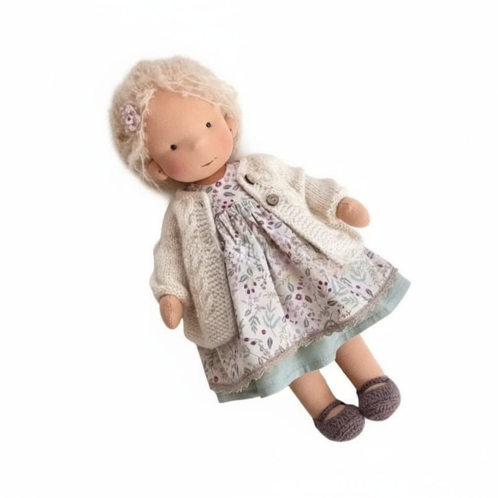 Handmade Cotton Waldorf Doll for Creative Play