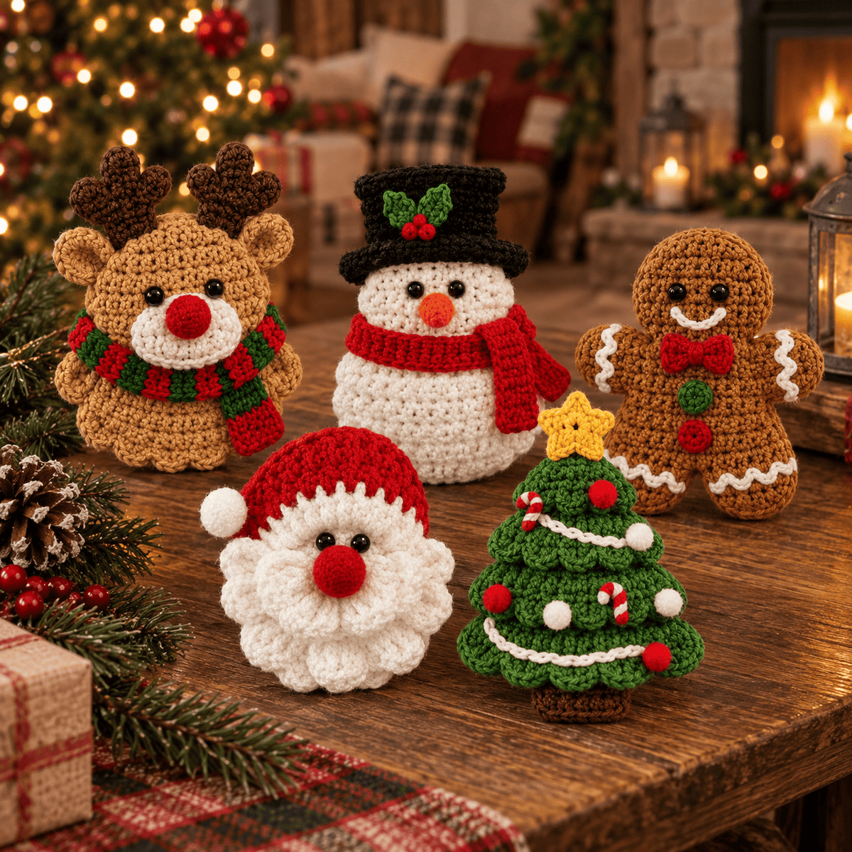 Handmade Crochet Christmas Ornaments