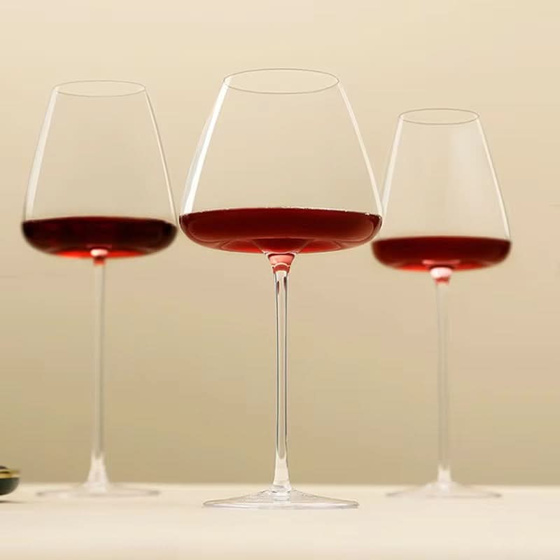 Handmade Crystal Wine & Champagne Glass Set – 2, 4, or 6 Pcs, 4 Sizes