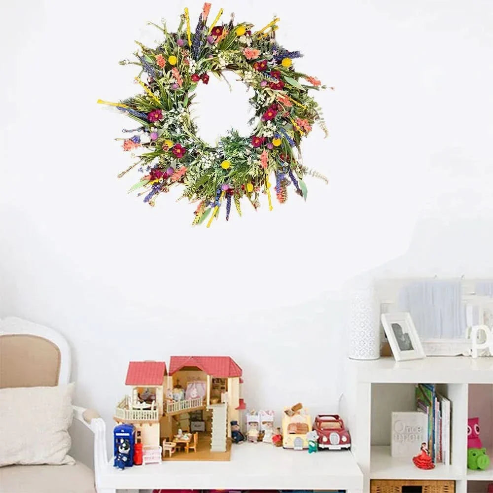 Handmade Floral Wreath for Doors - Indoor & Outdoor