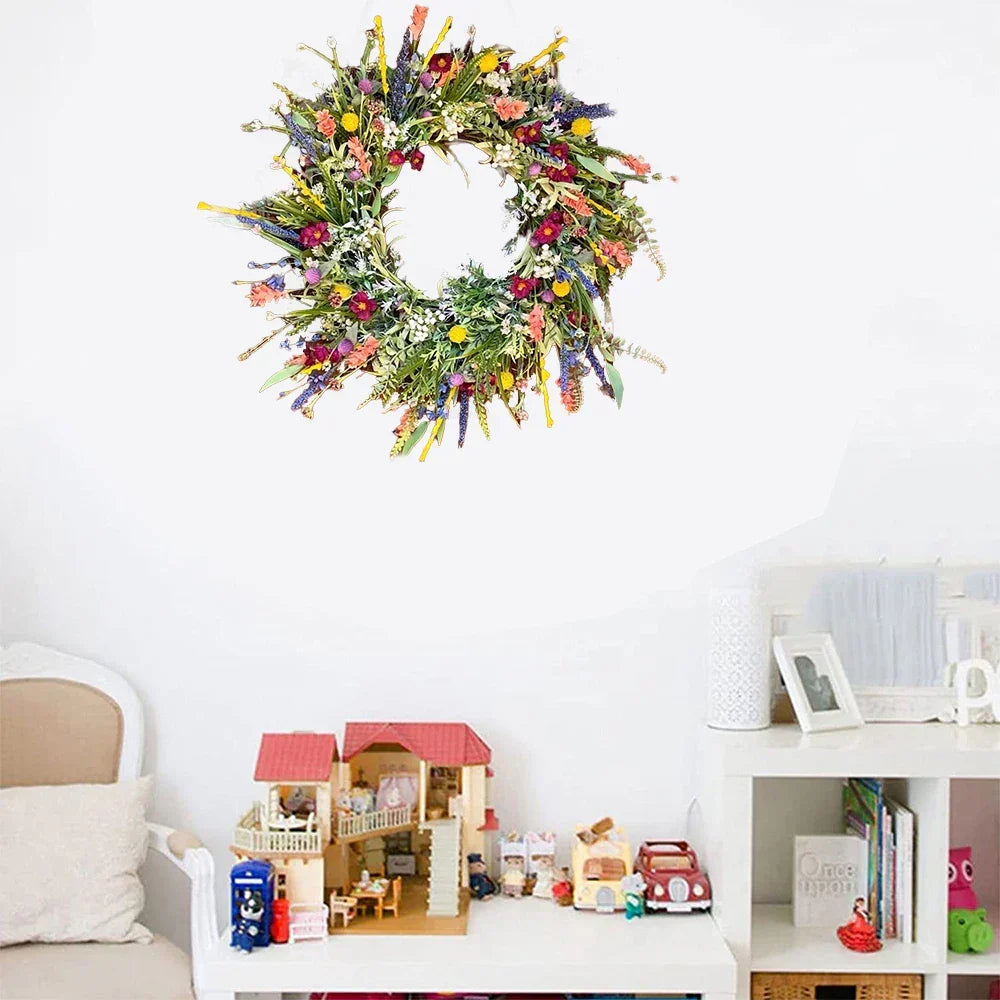Handmade Vibrant Door Wreath