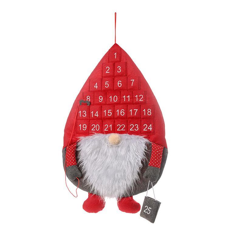 Hanging Santa Christmas Countdown Advent Calendar