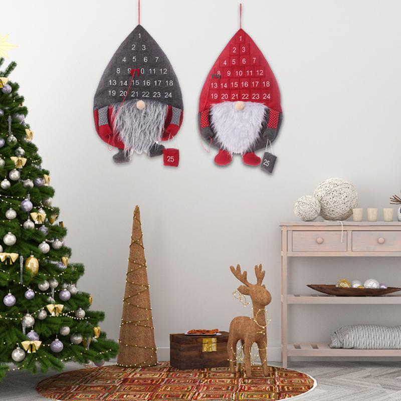 Hanging Santa Christmas Countdown Advent Calendar