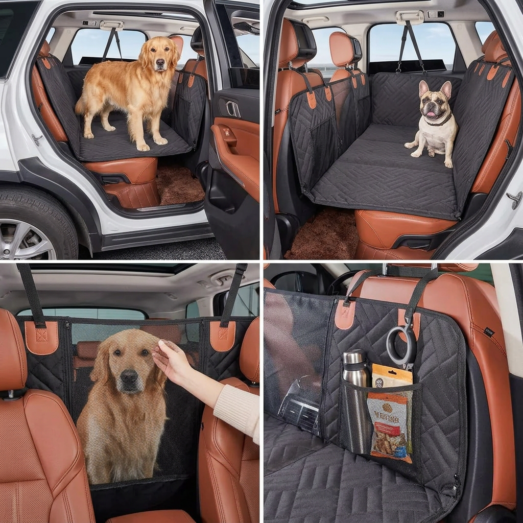 Hard-Bottom Car Seat Extender for Dogs