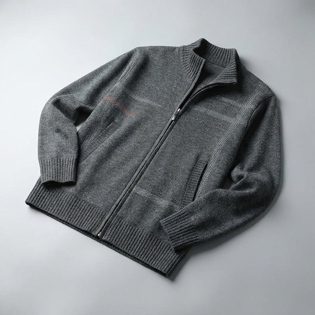 Image of Harley | Men's Full Zip Stand Collar Casual Jacket